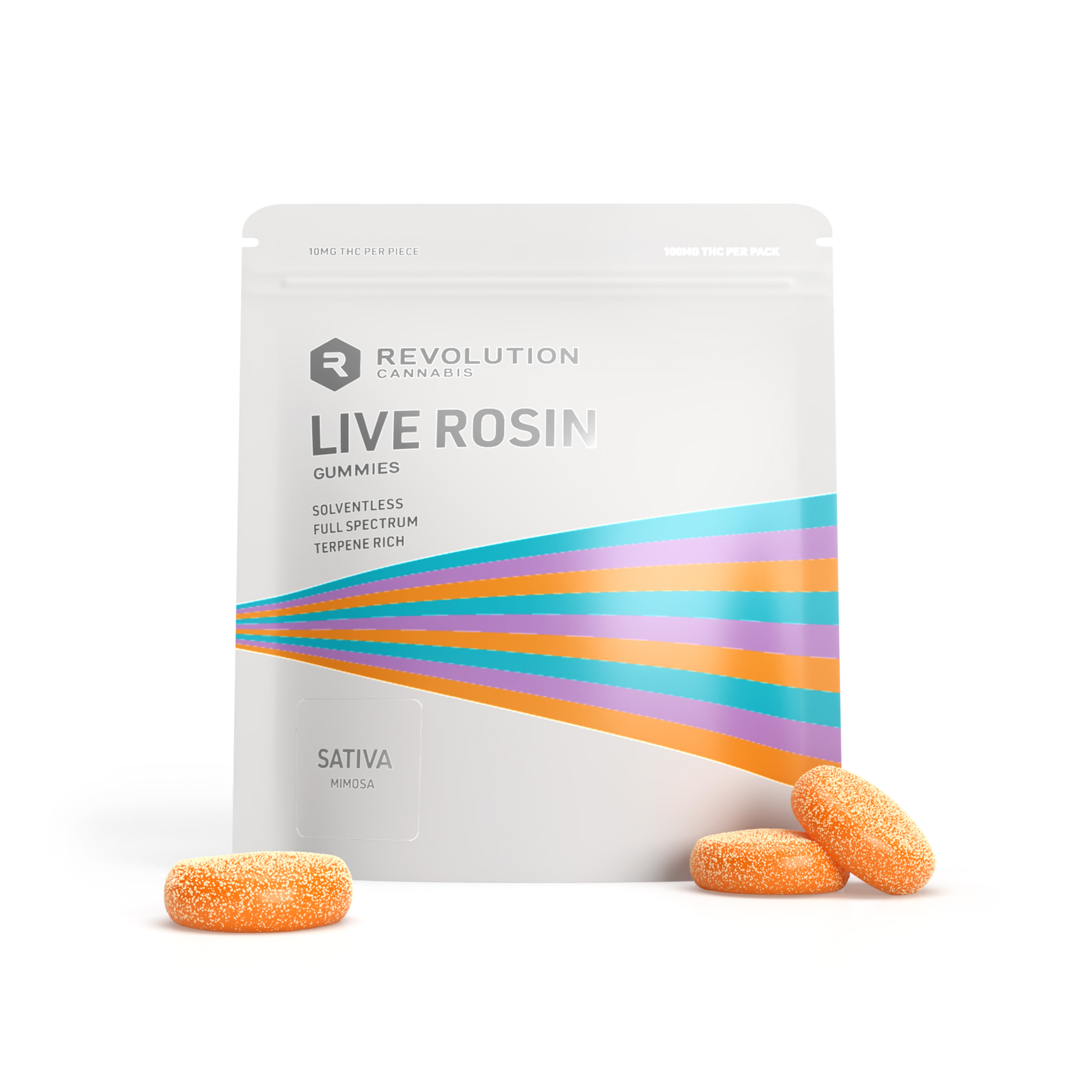 Photograph of product: Mimosa | Live Rosin Gummy 10-Pack