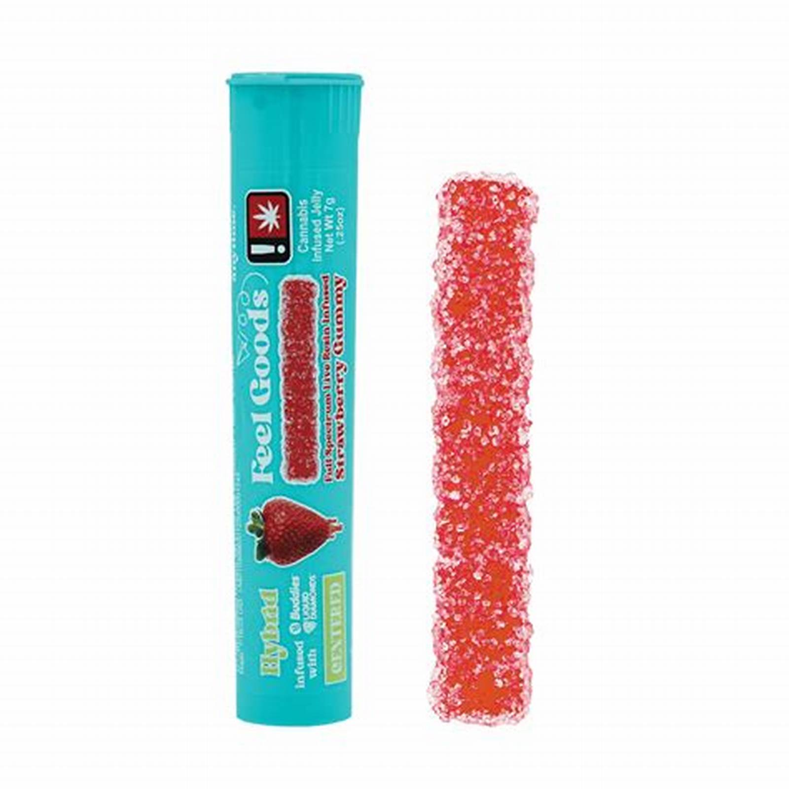 Photograph of product: Feel Goods - Strawberry - 100mg TH-oui Gummy by Feel Goods