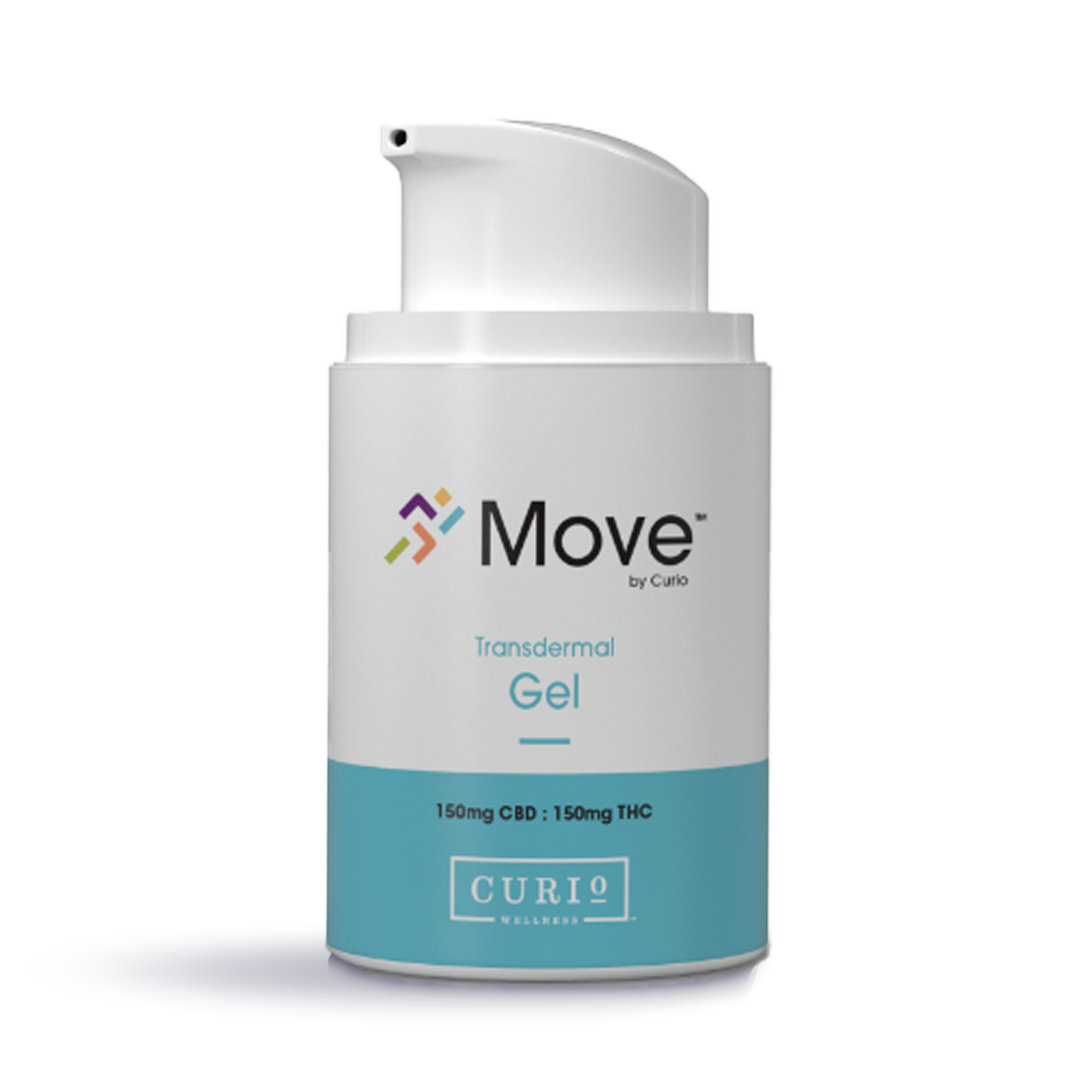 Photograph of product: Move by Curio 1:1 Transdermal Gel [150mg CBD | 150mg TH-oui]