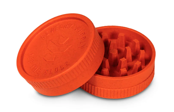 Photograph of product: Accessories - Revelry - Two Piece Hemp Grinder - Sunset Orange
