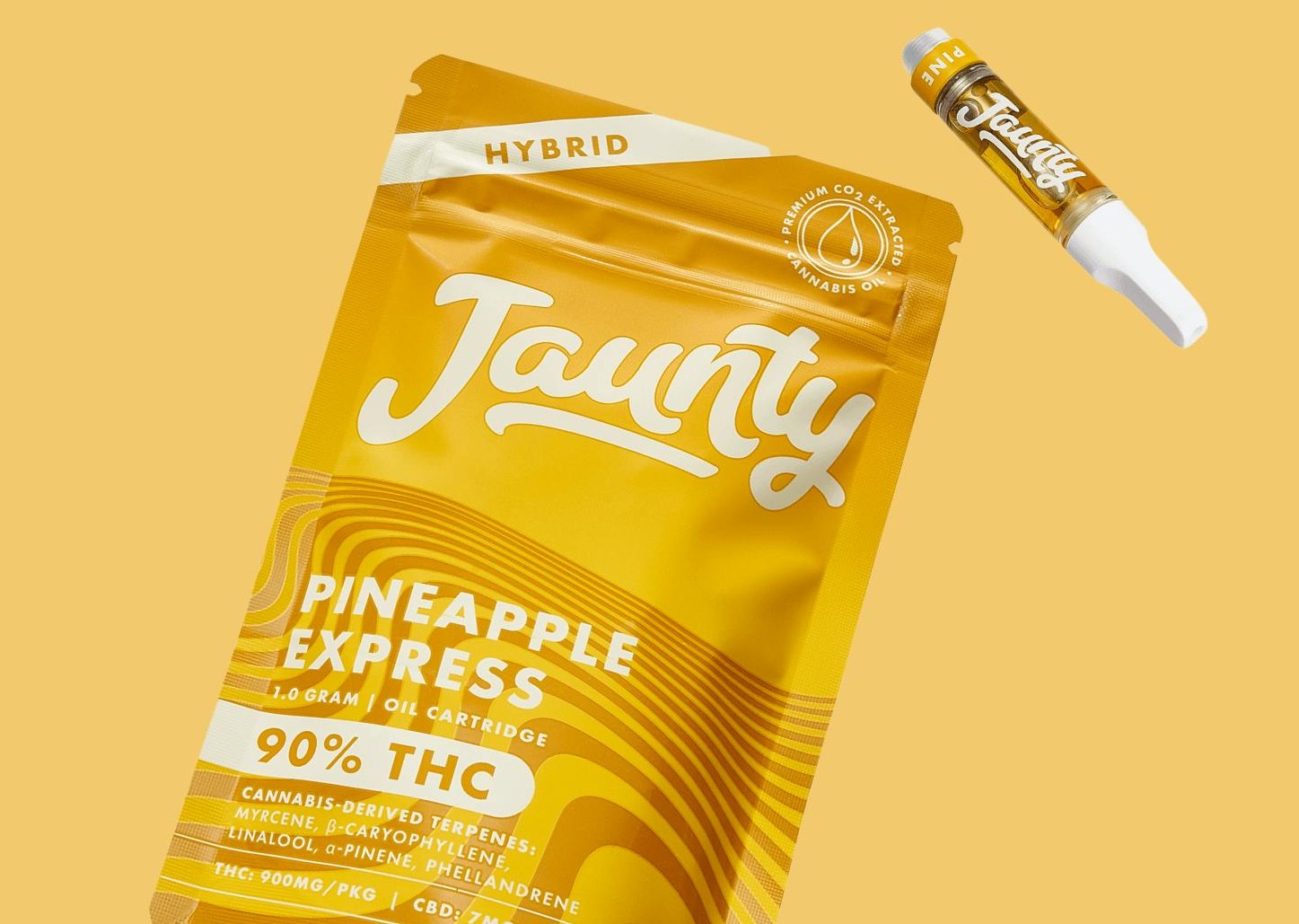 Photograph of product: Jaunty | Pineapple Express | Cartridge | 1g
