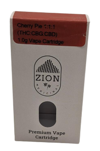 Photograph of Product: Cherry Pie 1:1:1 THC:CBD:CBG