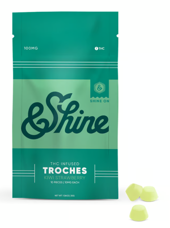 Photograph of product: 10ct/10mg Troches (Kiwi Strawberry)