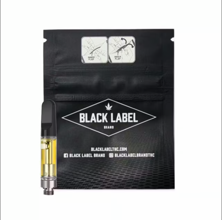 Photograph of product: Black Label - Key Lime Kush | 1G Cart (TAX INCLUDED)