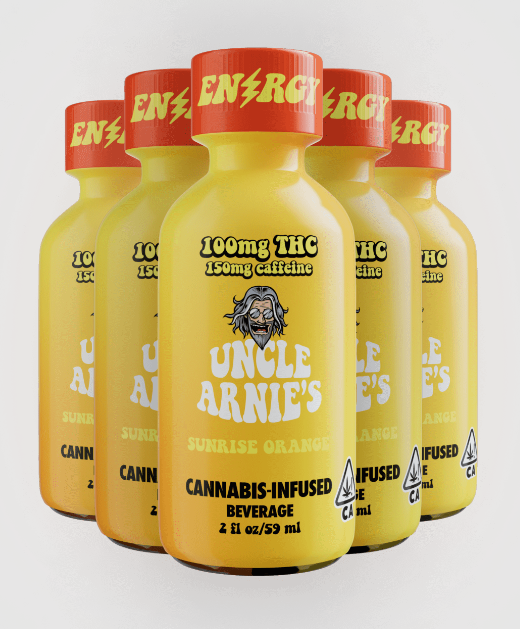 Photograph of product: SUNRISE ORANGE CAFFEINE & NANO-INFUSED 100MG 2OZ SHOT