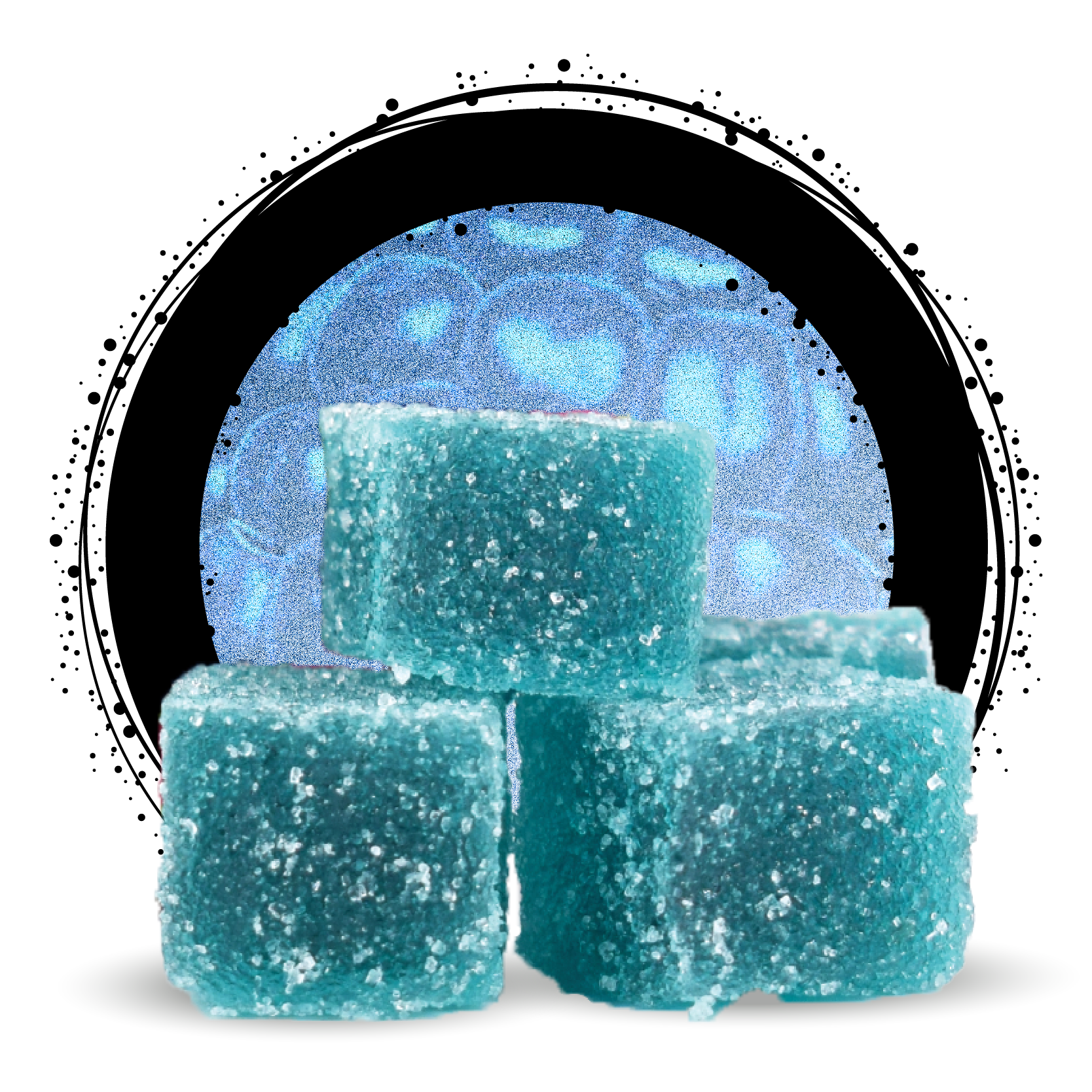 Photograph of product: Blue Raspberry Soft Chews