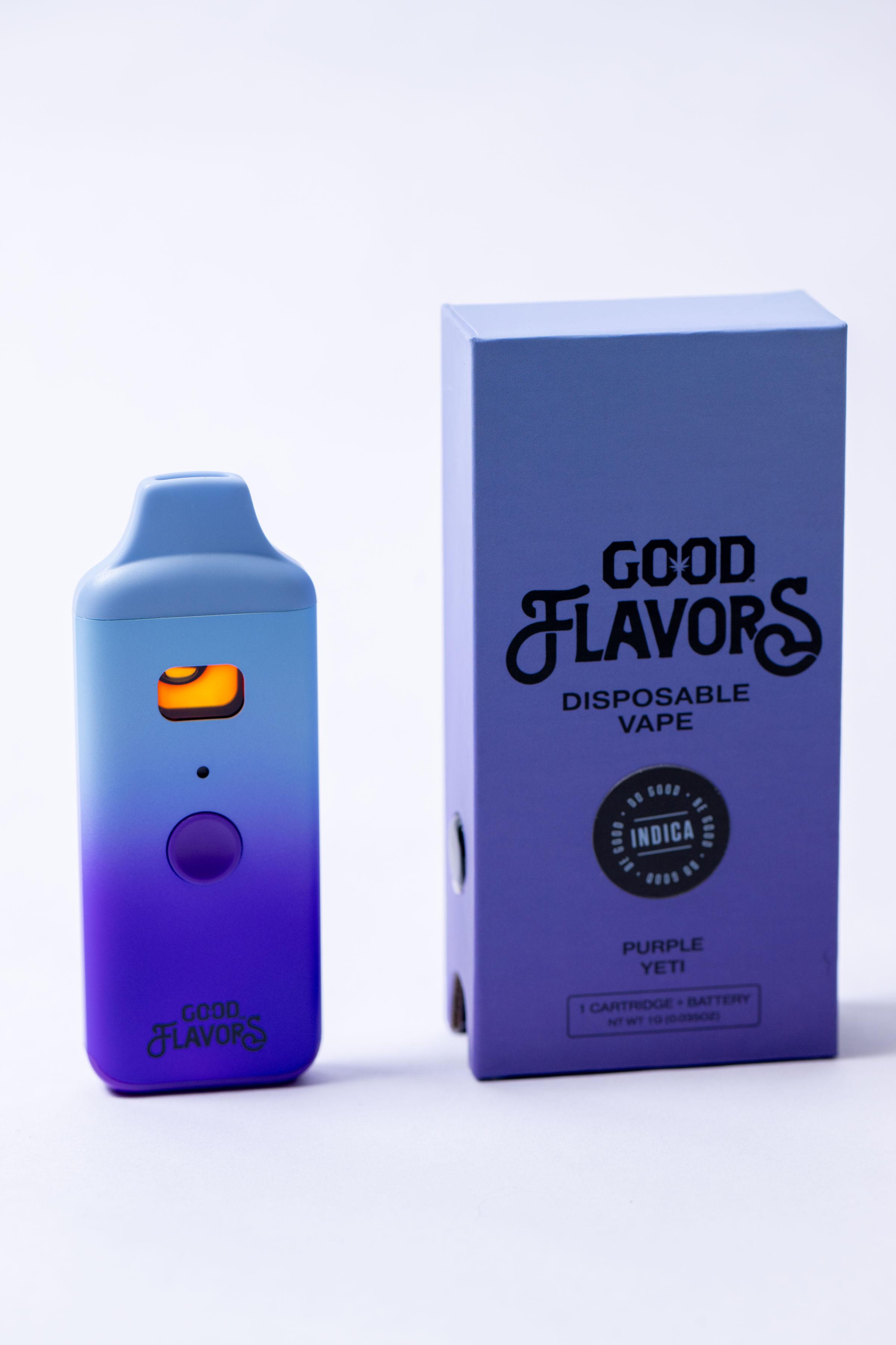 Photograph of product: Purple Yeti 1g Disposable Cartridge