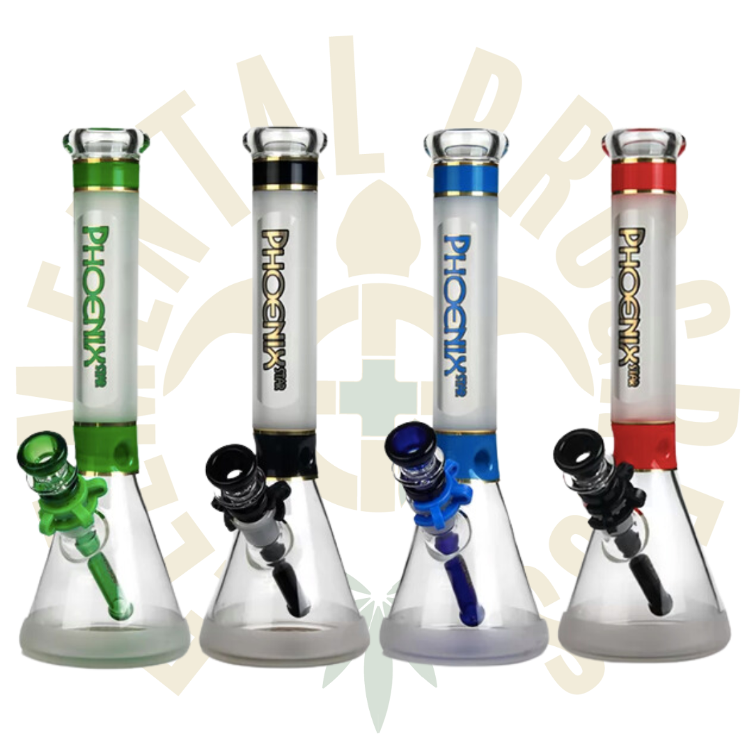 Photograph of product: OK Wholesale - 13" PHOENIX BONG - ASSORTED COLORS