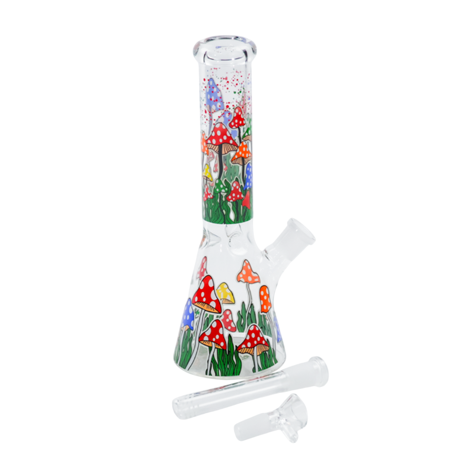 Photograph of product: 10" SirEEL Funky Fungi Beaker Bong | Assorted Colors