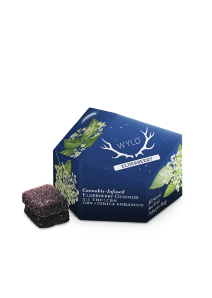 Photograph of Product: Elderberry 10:5 THC:CBN Gummies - 100mg
