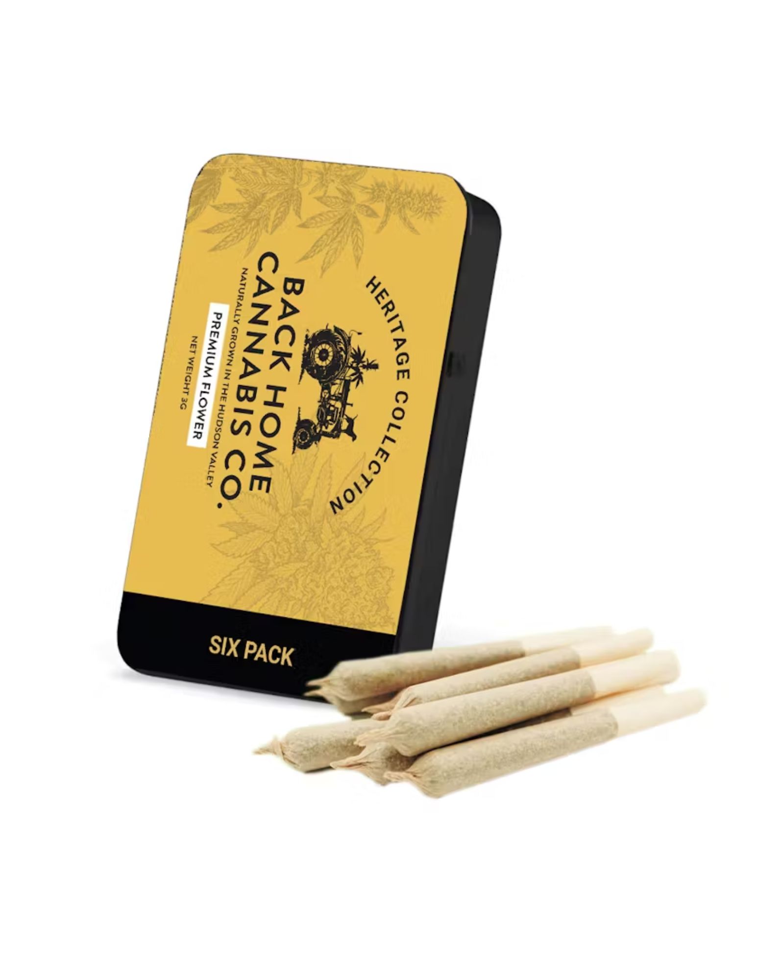 Photograph of product: Back Home Oui'd Co. | 6pk PREROLLS | Maui Wowie