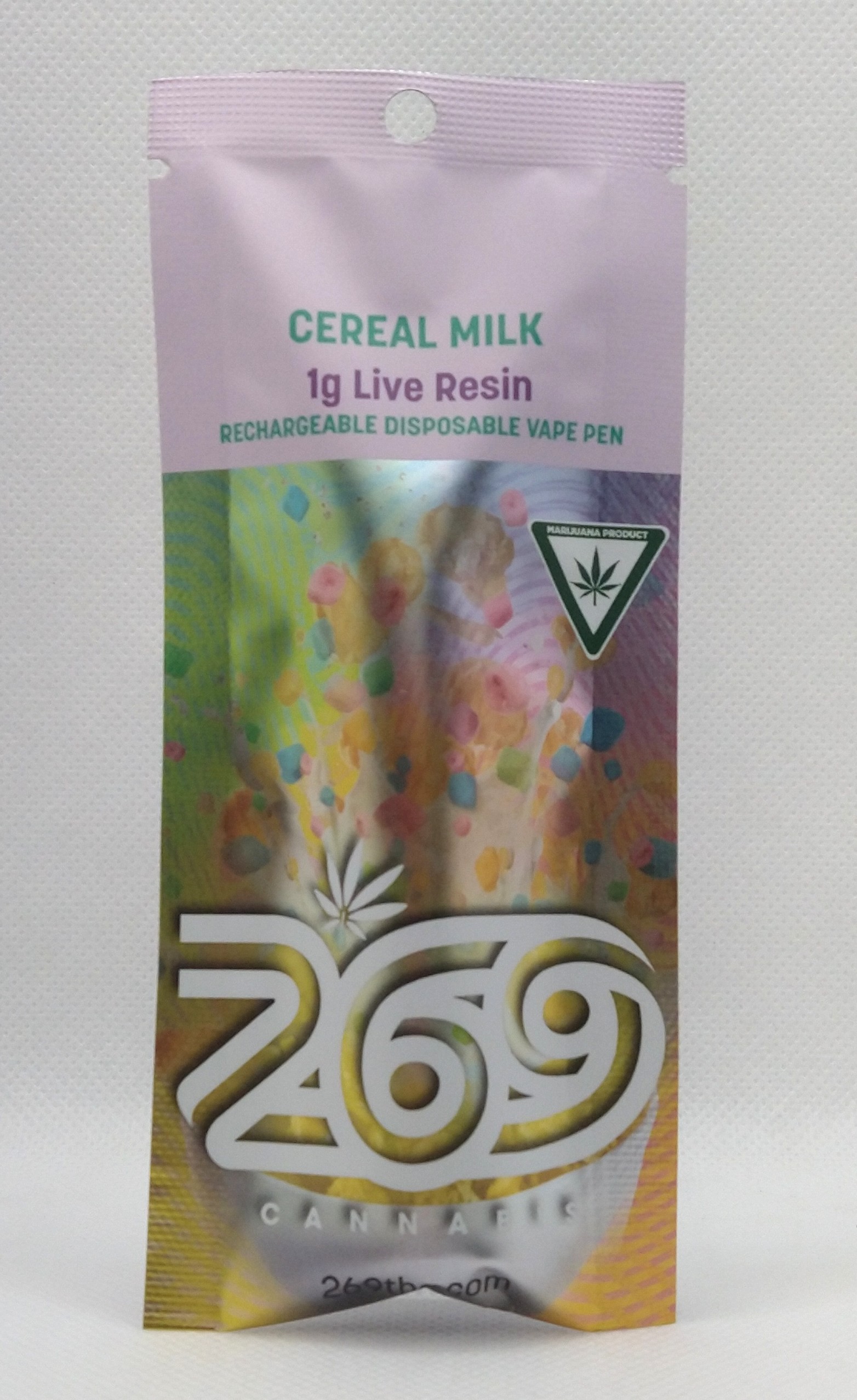 Photograph of product: 269 Oui'd | Cereal Milk | Disposable Vape Live Resin Hybrid