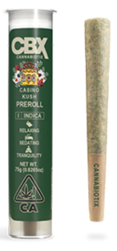 Photograph of product: Casino Kush [I] - Preroll