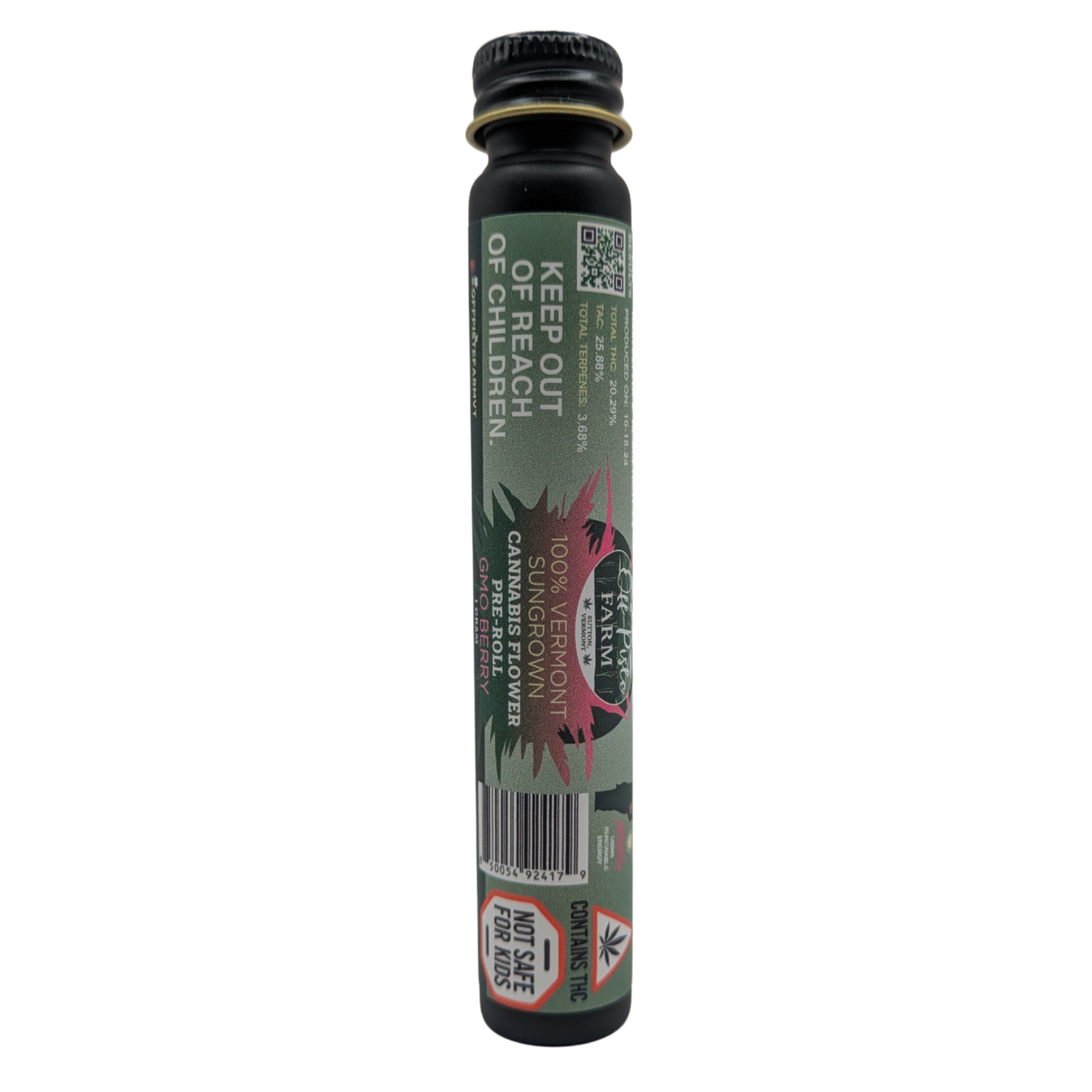 Photograph of product: GMO Berry | 1g Pre-Roll |