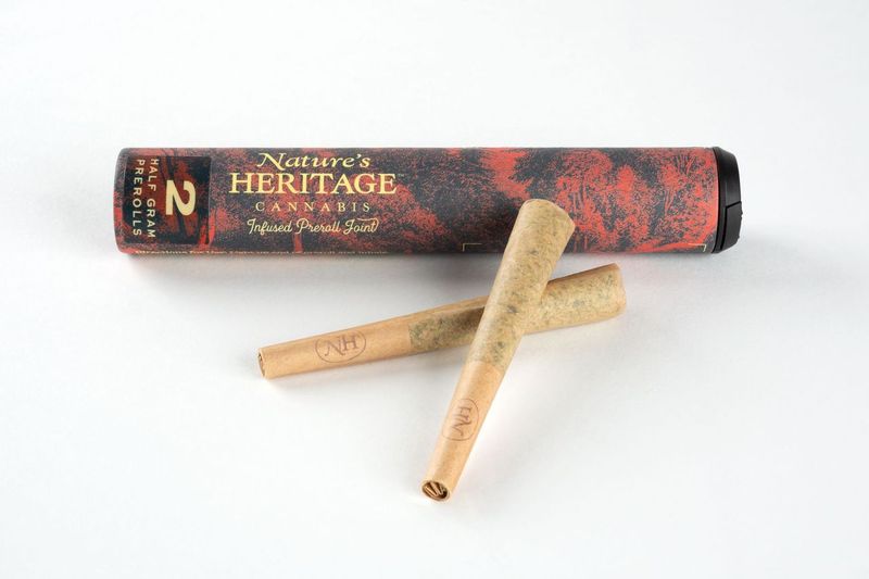 Photograph of product: Governmint Oasis Bubble au chocolat Infused Pre-Roll 2pk (.5g Each) (TAX INCLUDED)