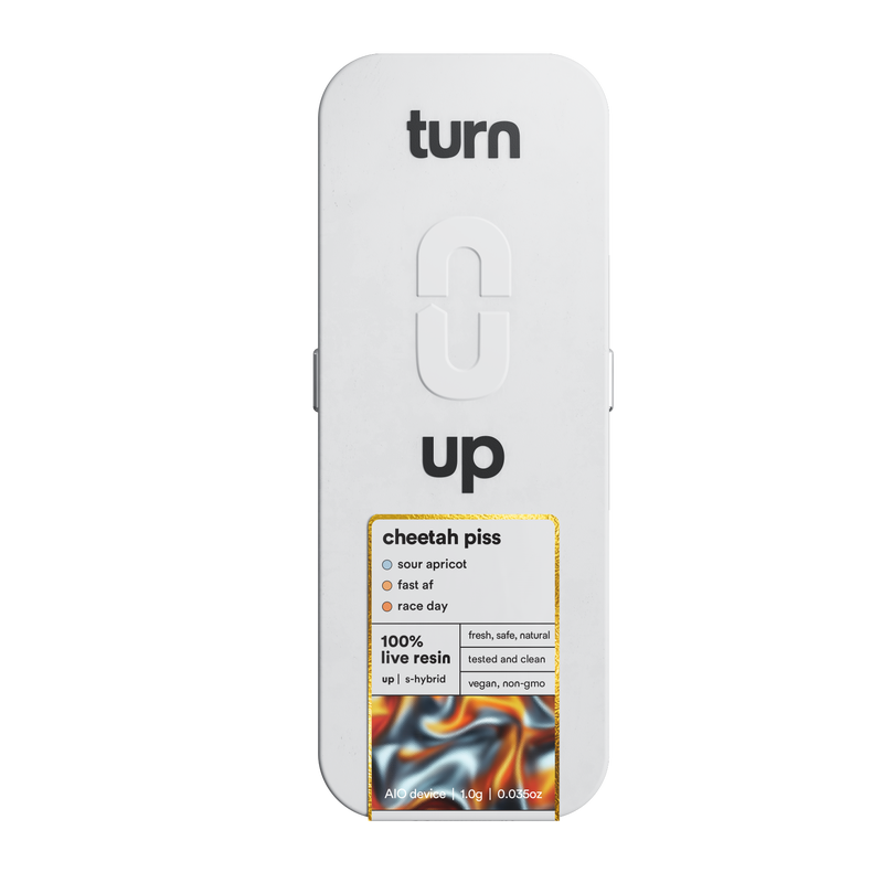 Photograph of product: Turn | Cheetah Piss Live Resin | 1G Disposable