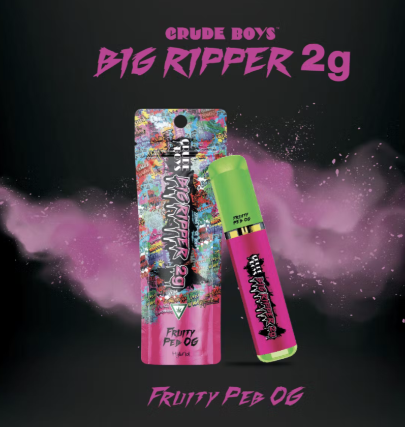 Photograph of product: Crude Boys - Fruity Peb O.G. AIO