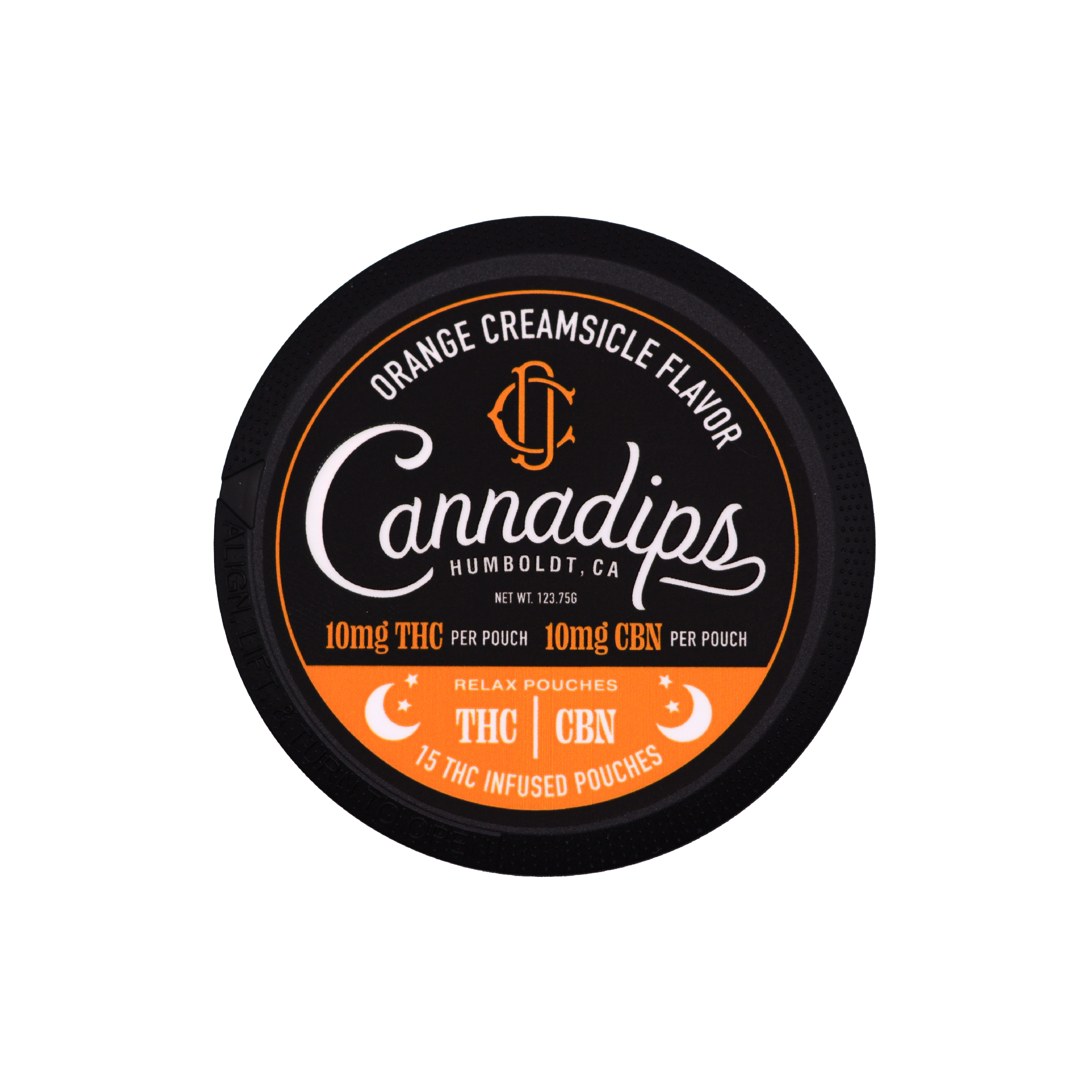 Photograph of product: Orange Creamsicle 1:1 TH-oui:CBN Cannadips
