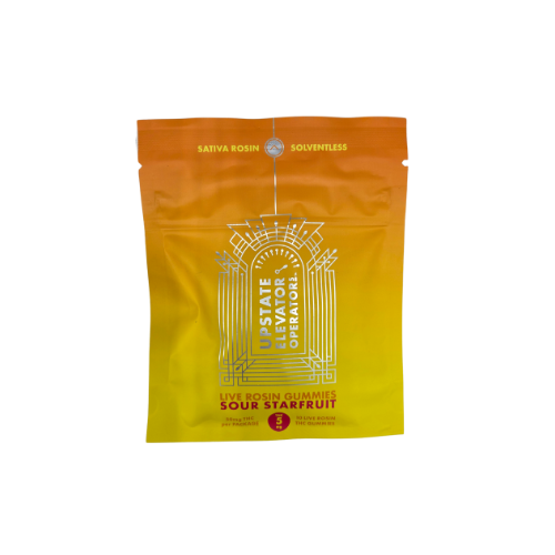 Photograph of product: Sour Starfruit | Gummies | Live Rosin Gummies | 50mg