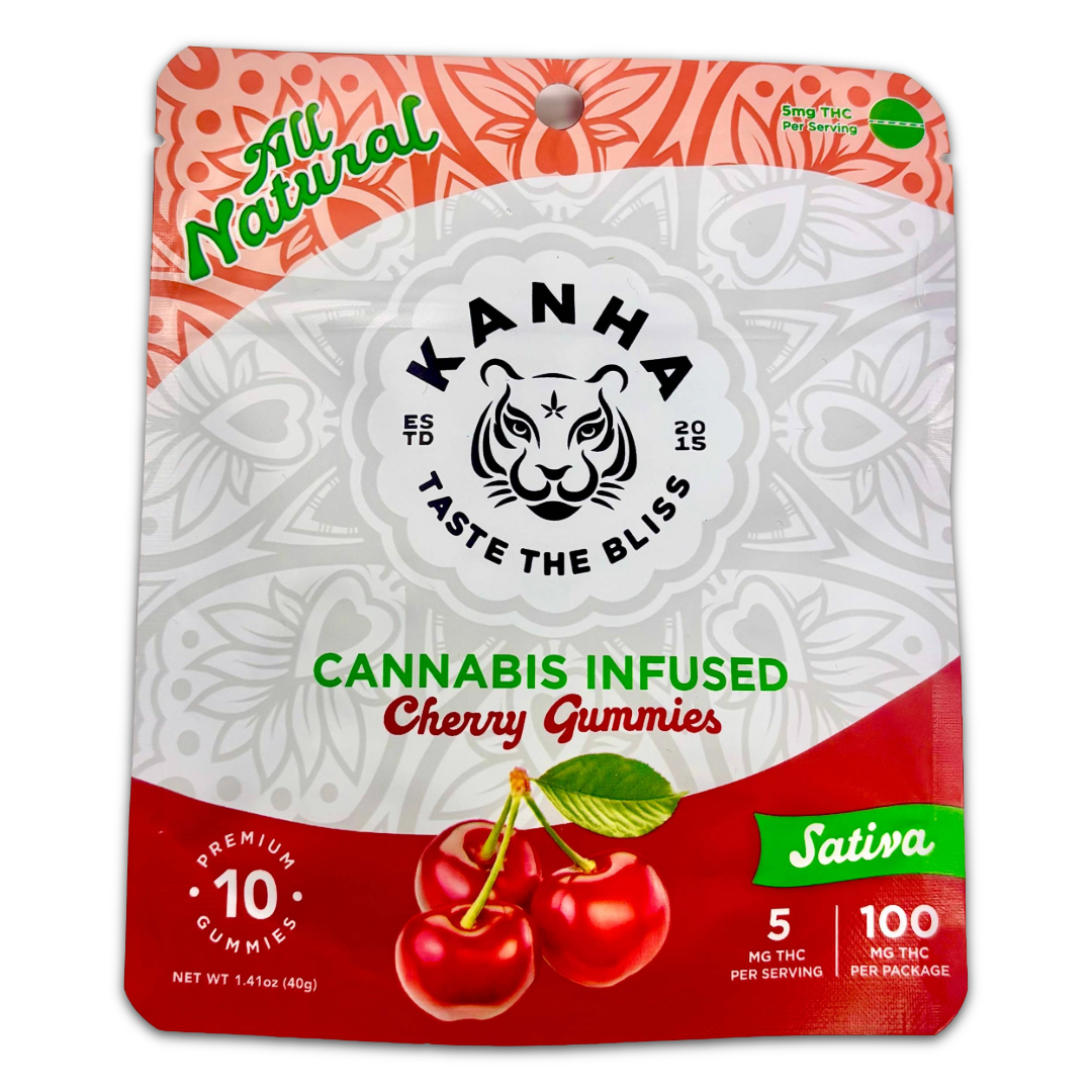 Photograph of product: Cherry (S) Gummies 20pk 100mg