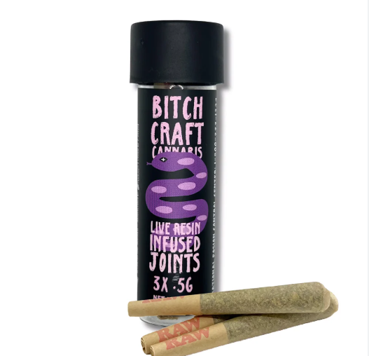 Photograph of product: Thick Thighs Thin Patience (Hybrid) | Bitchcraft | Live Resin | 3Pk