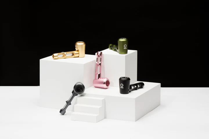 Photograph of product: Ongrok - Aluminum Glass Spoon Pipe - Rose Gold