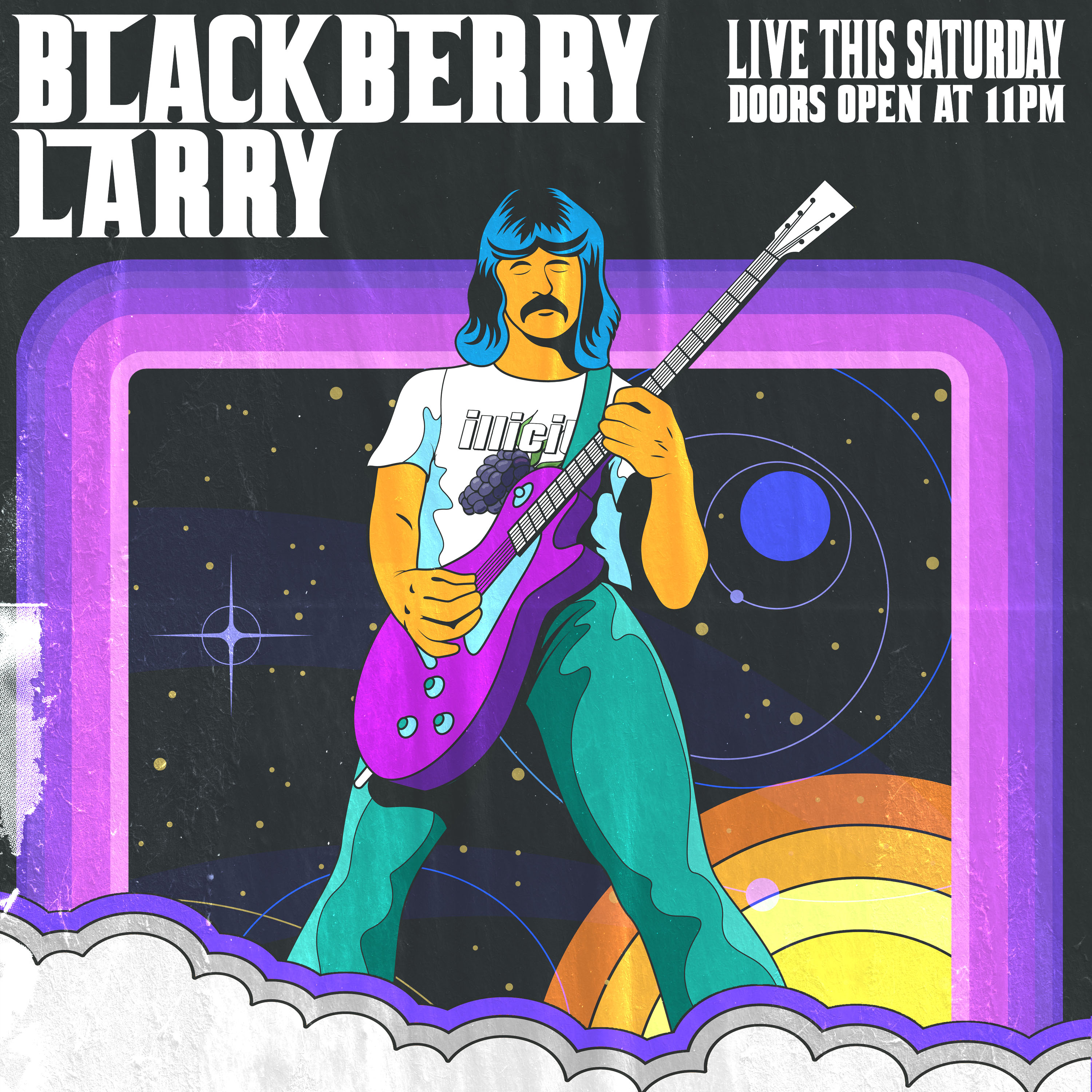 Photograph of product: ILLICIT - BLACKBERRY LARRY 3.5G HYBRID
