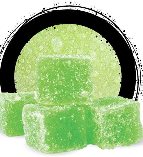 Photograph of product: Green Apple - 100mg Soft Chews - Ozone