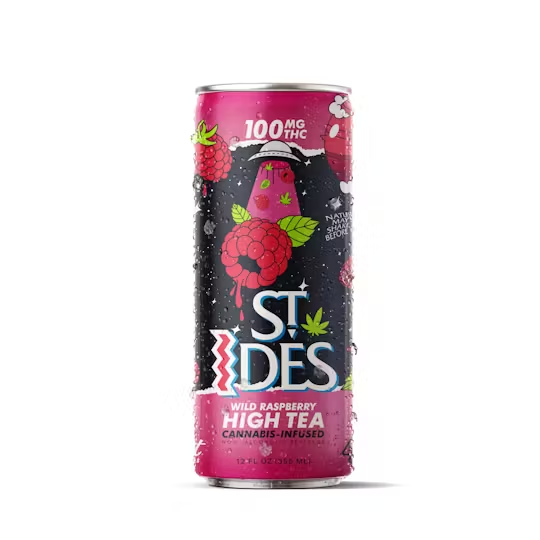 Photograph of product: WILD RASPBERRY HIGH TEA - 100 MG