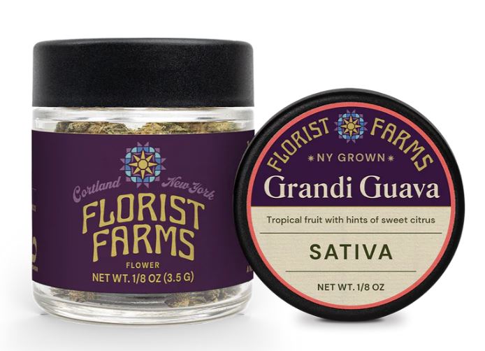 Photograph of product: FLORIST FARMS | JAR FLOWER | GRANDI GUAVA - 3.5g