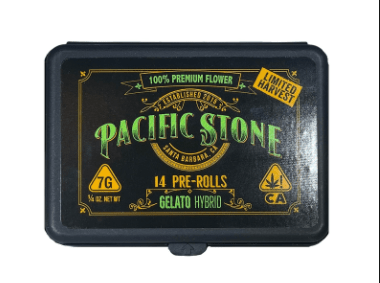 Photograph of product: [Pacific Stone] Preroll 14 Pack - 7g - Gelato (H) - 