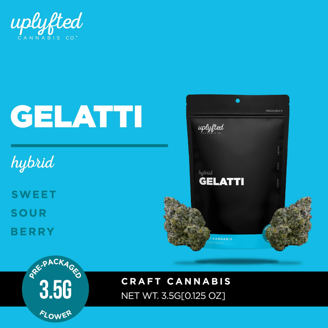 Photograph of product: Uplyfted - Gelatti - Pre-pack - - Hybrid - 3.5g