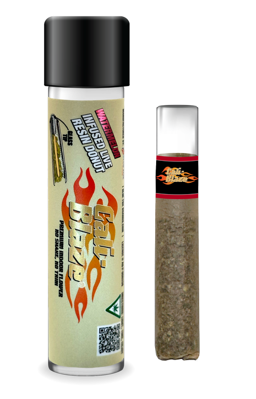 Photograph of product: Watermelon - Live resin donut infused - 1.2g pre-roll