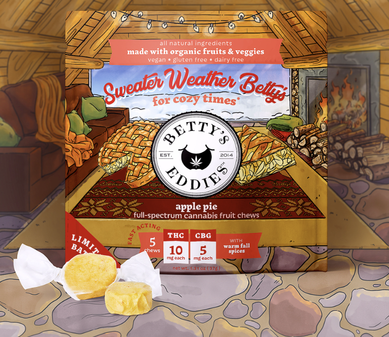 Photograph of product: BETTY'S EDDIES Apple Pie | 100mg 10pk