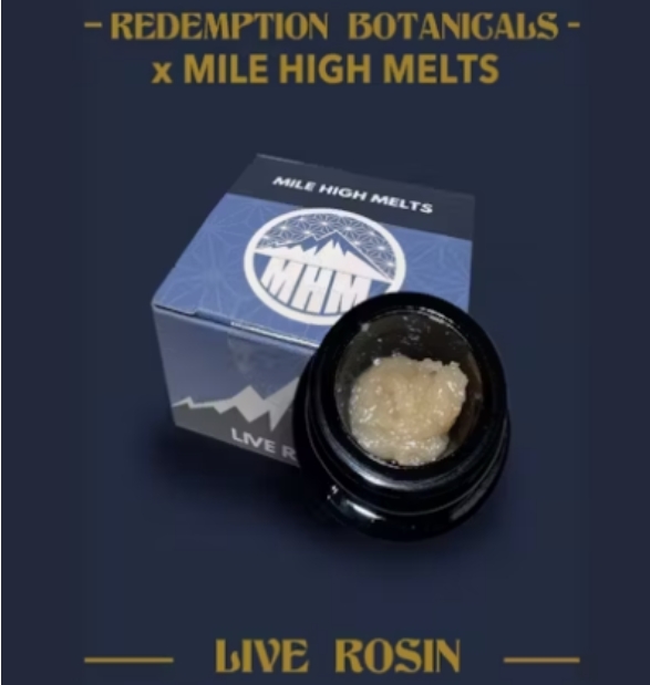 Photograph of product: RB2 Redemption Botanicals Live Rosin Jam - Dante's Inferno 1g