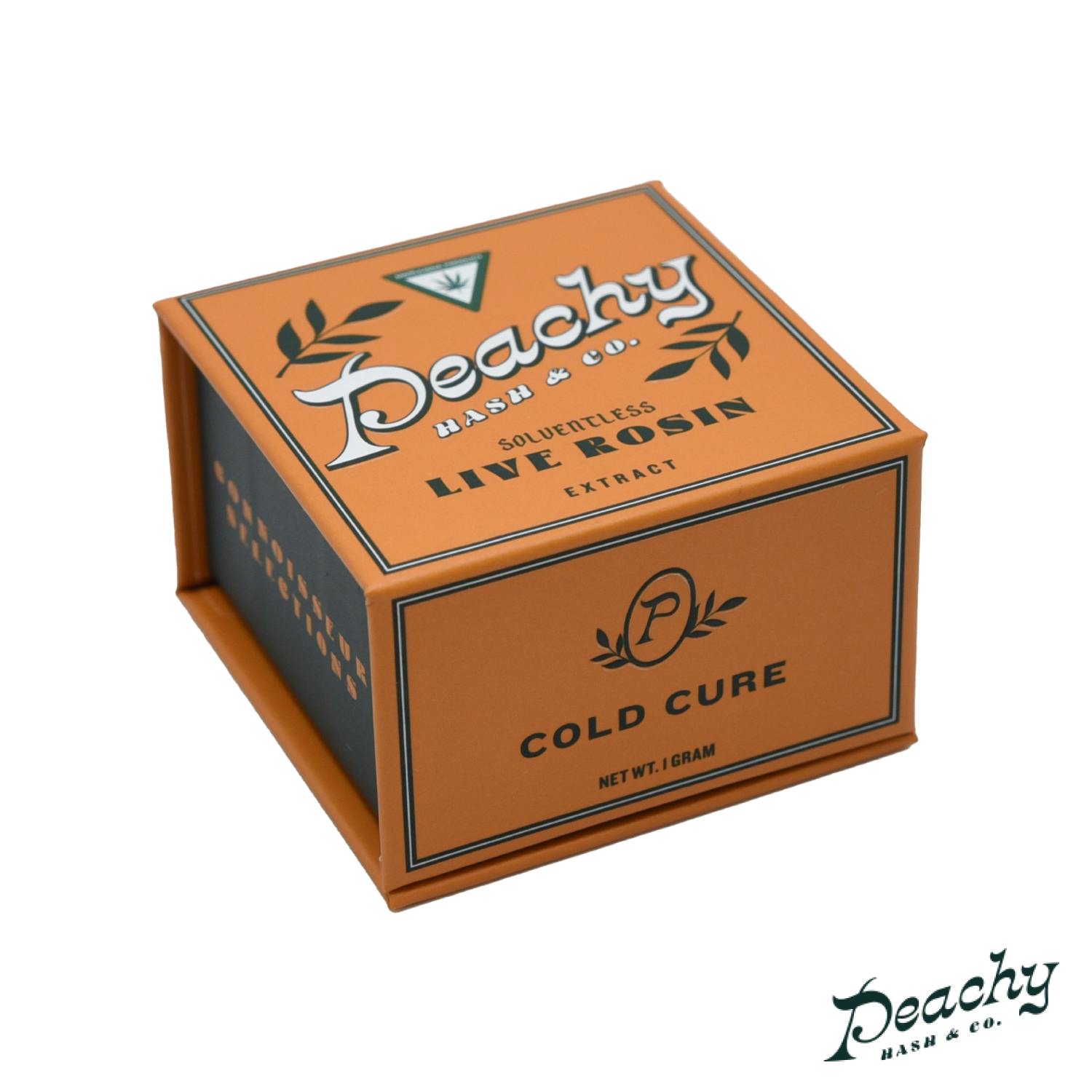 Photograph of product: PEACHY au chocolat & CO | Concentrate | Live Rosin | 1g | Cherry Paloma