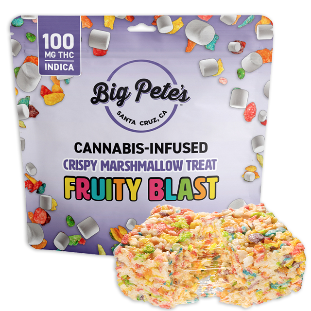 Photograph of product: FRUITY BLAST CRISPY MARSHMALLOW TREATS (70G)