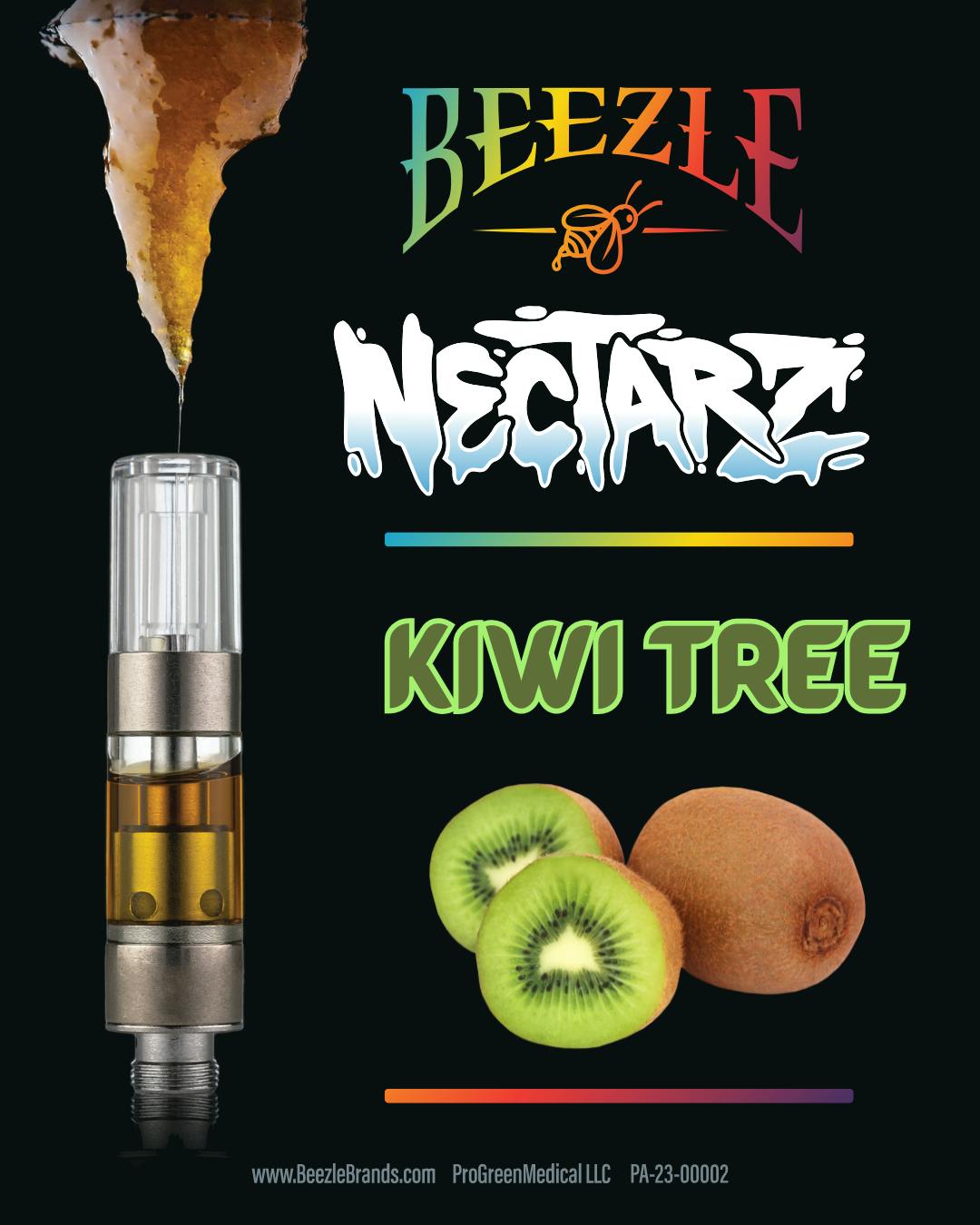Photograph of product: Beezle Nectarz Cartridge (0.5g) Kiwi Tree