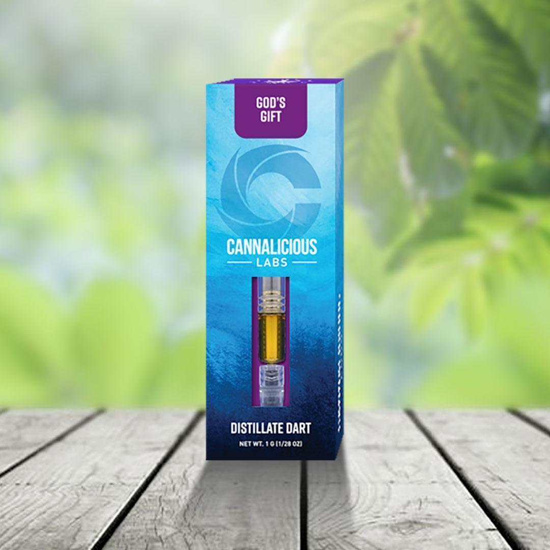 Photograph of product: Cannalicious Distillate Dart Gods Gift
