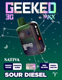 Photograph of product: MKX- GEEKED Disposable | Sour Diesel