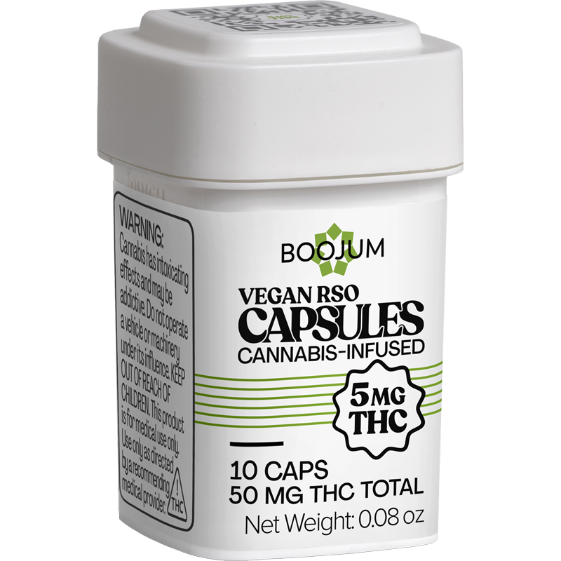 Photograph of product: RSO Capsules | 50mg 10pk