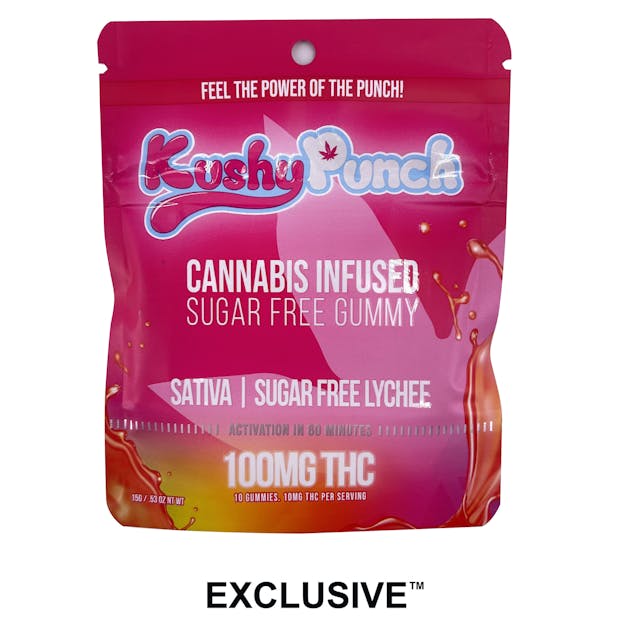 Photograph of Product: Lychee | 100mg Sugar Free Gummy
