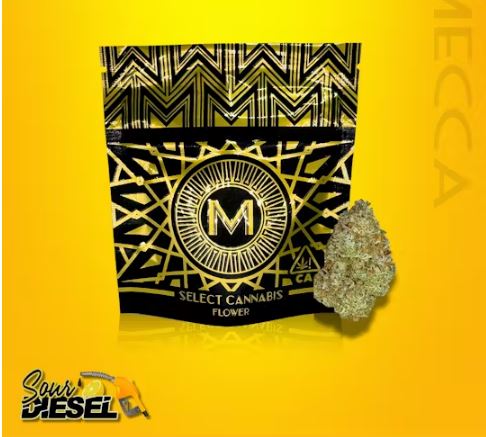 Photograph of product: Mecca Sour Diesel 14g Prepack