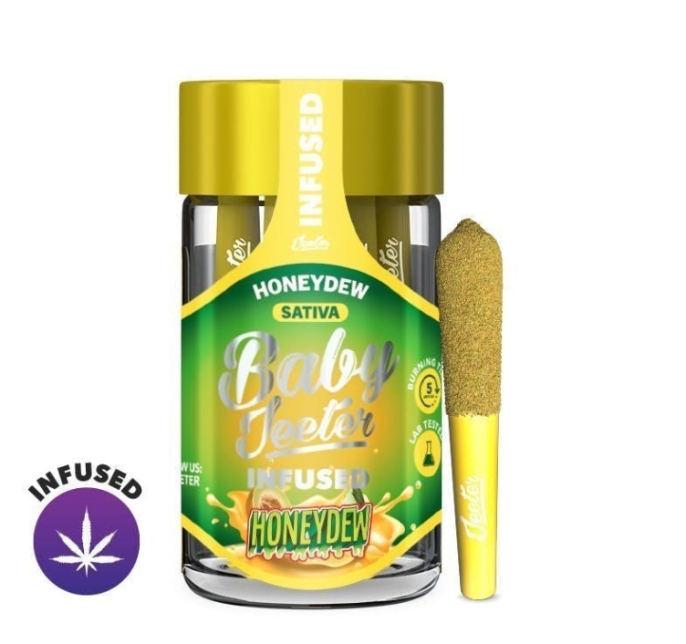 Photograph of product: 5pk Infused Pre-Roll | Honeydew | 0.5g