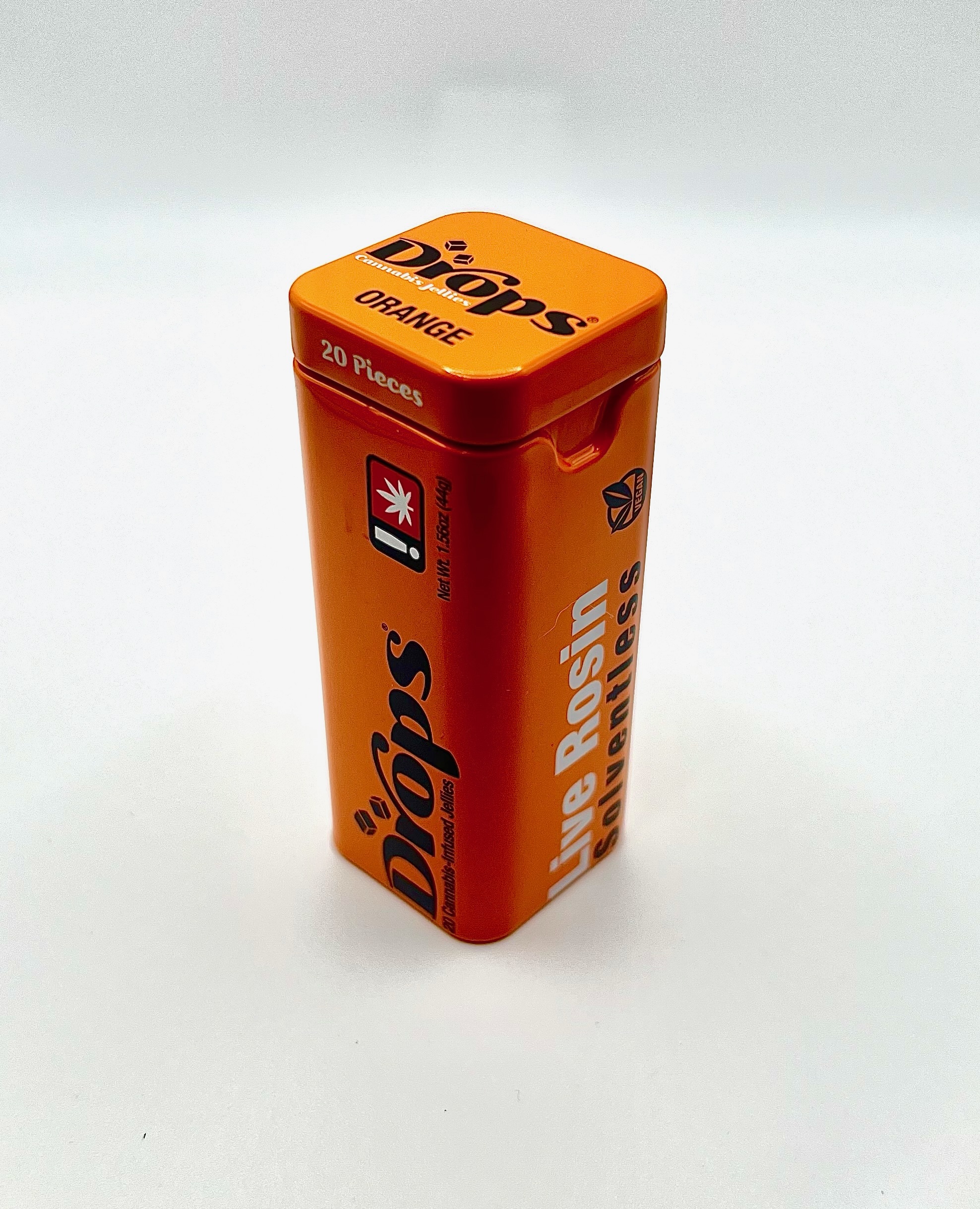 Photograph of product: Drops | Orange | TH-oui | 100mg Gummy 20pk