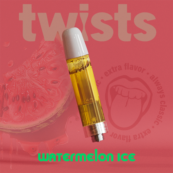 Photograph of product: Oil Twist - Watermelon Ice - Cartridge - 1000 mg