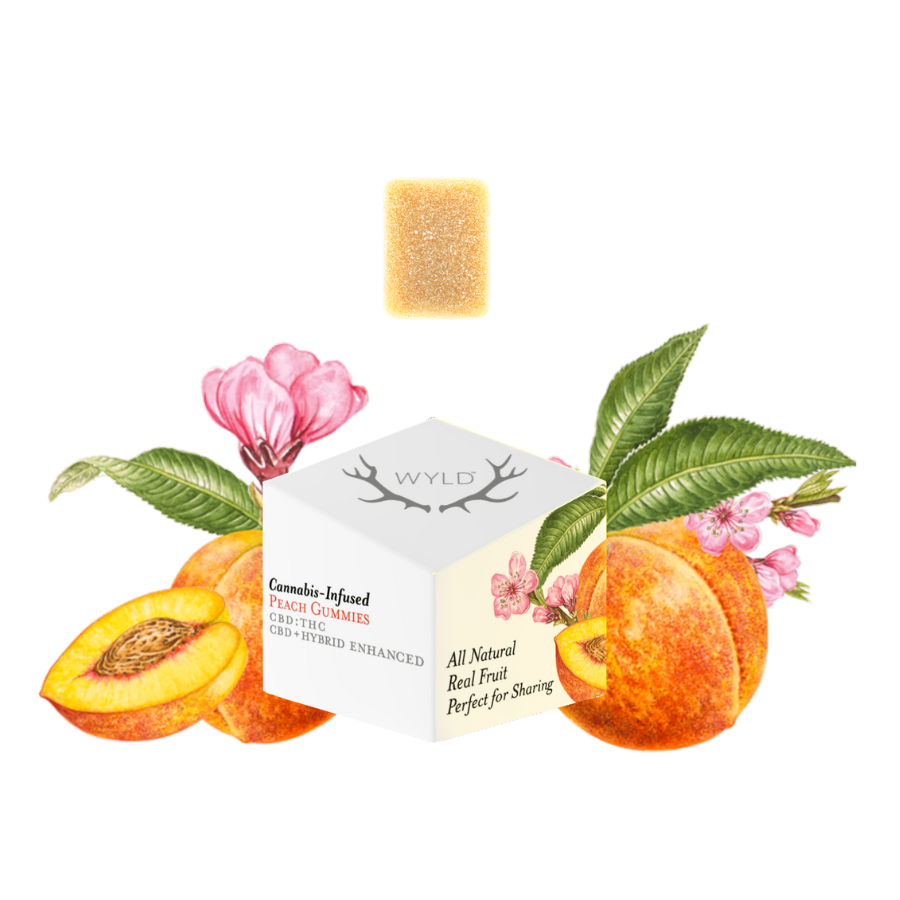 Photograph of product: Peach 2:1  | 100mg 10 Pieces
