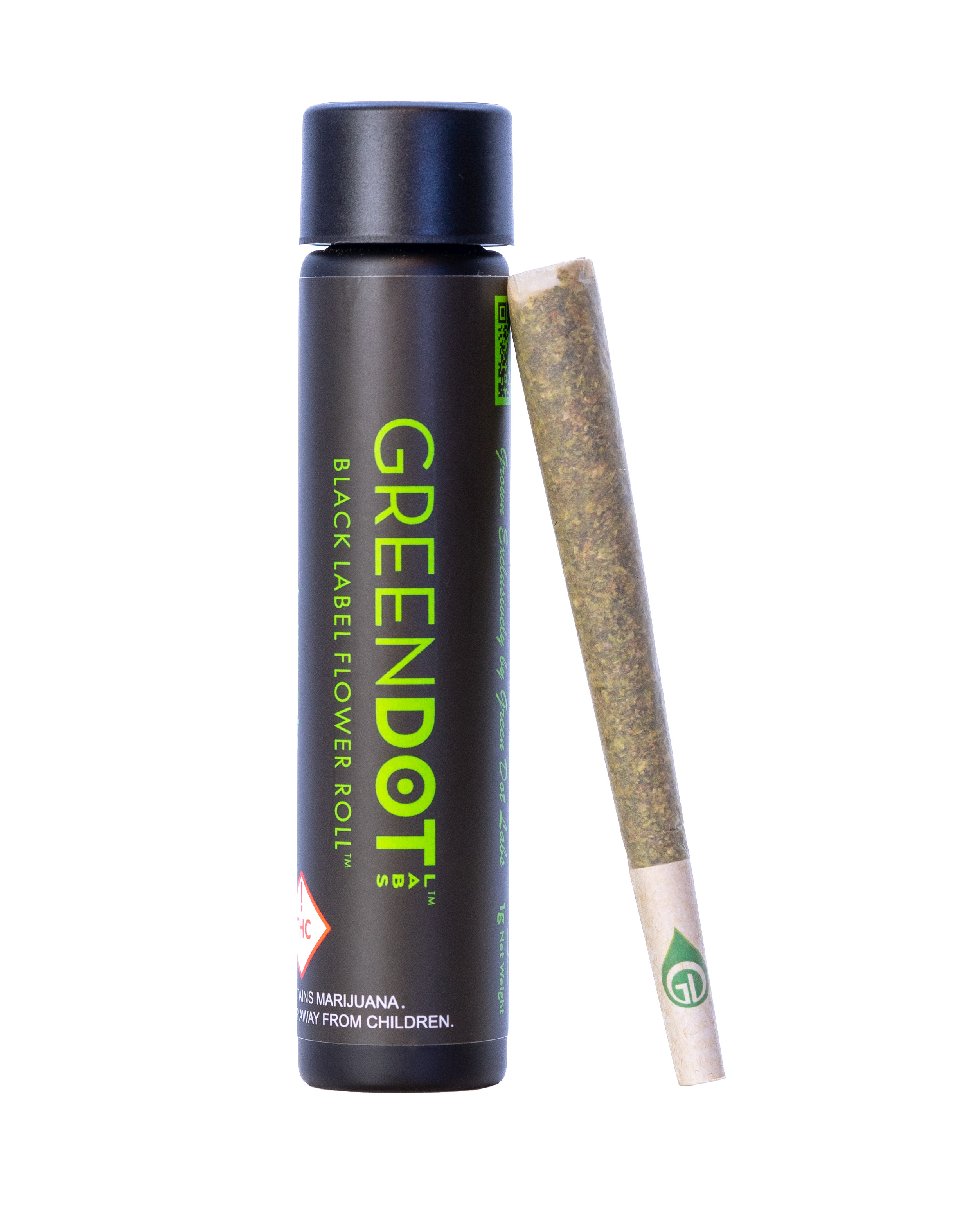 Photograph of product: Green Dot Flower Preroll | Fuchsia