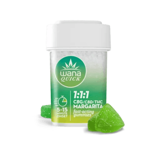 Photograph of product: Margarita 1:1:1 Fast Acting Gummies | 300mg - Wana