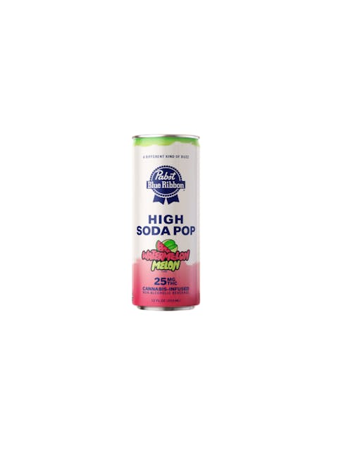 Photograph of product: 25MG Watermelon High Soda Pop - 